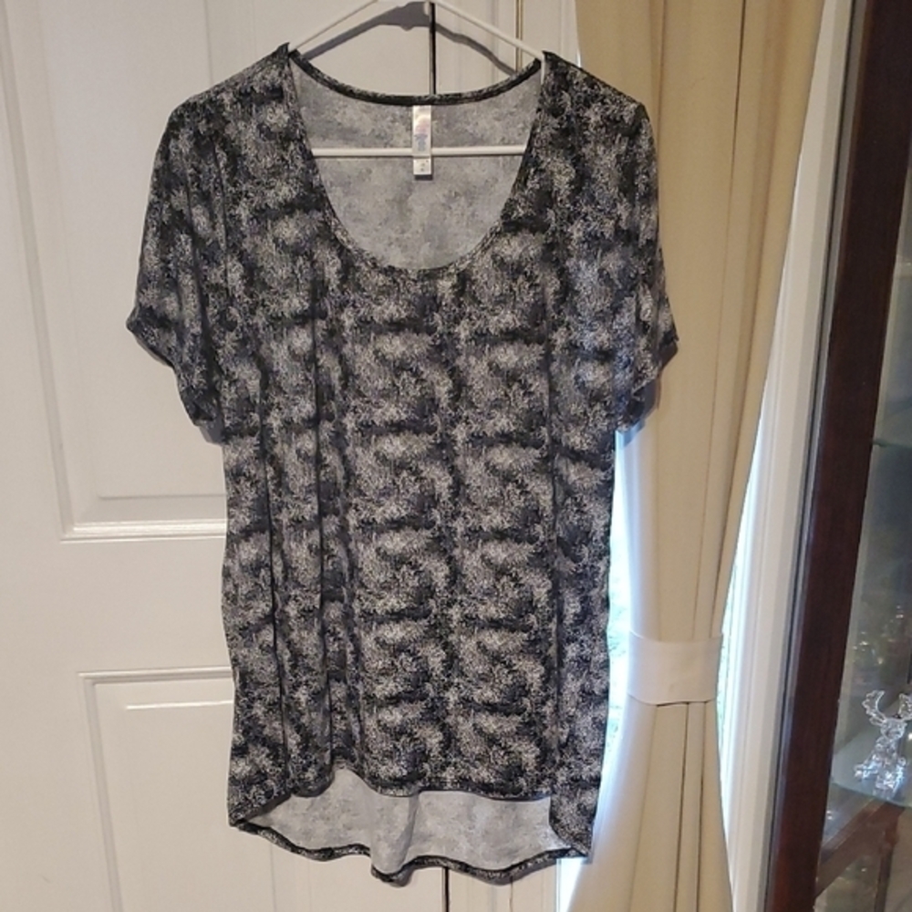 Multicolored Relaxed T-Shirt with Short Sleeves
